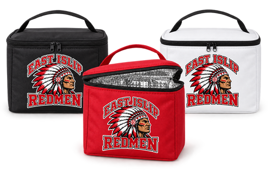 East Islip Redmen Classic Insulated Lunch Cooler Bag options