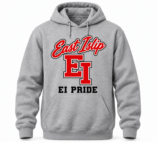 East Islip sideline-elite Adult Hoodie in Heather Gray