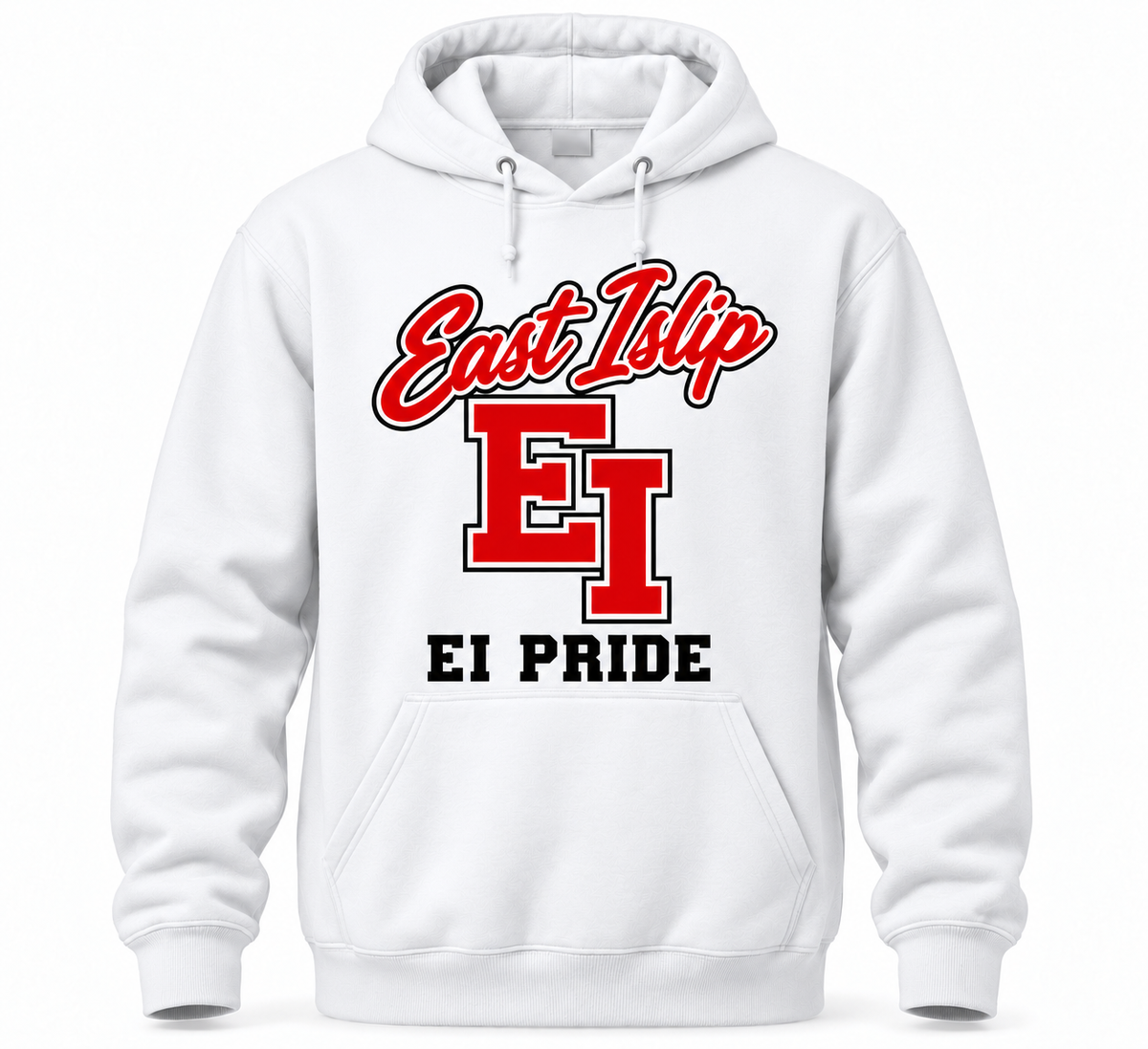 East Islip sideline-elite Adult Hoodie in White