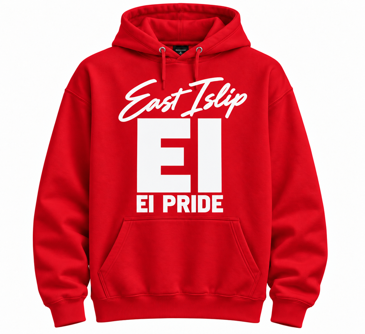 East Islip Street Essentials adult hoodie — Red