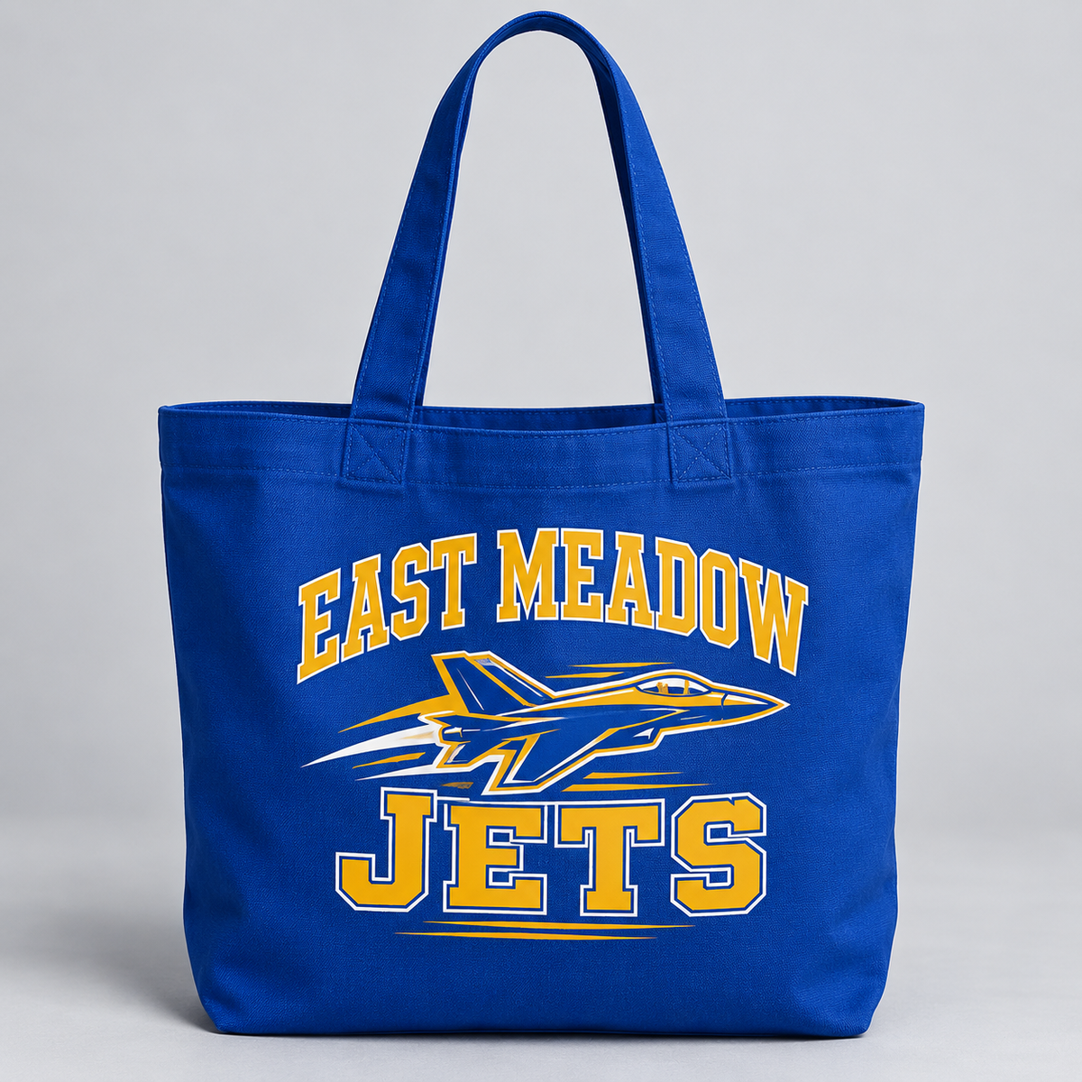 East Meadow Jets Everyday Tote Bag product mockup