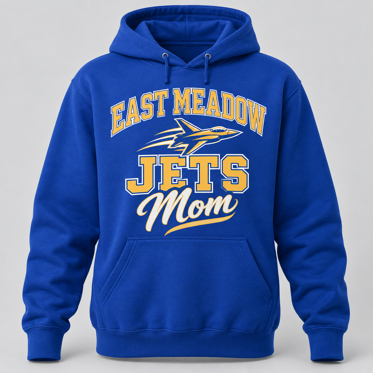 East Meadow Jets Mom Hoodie product mockup
