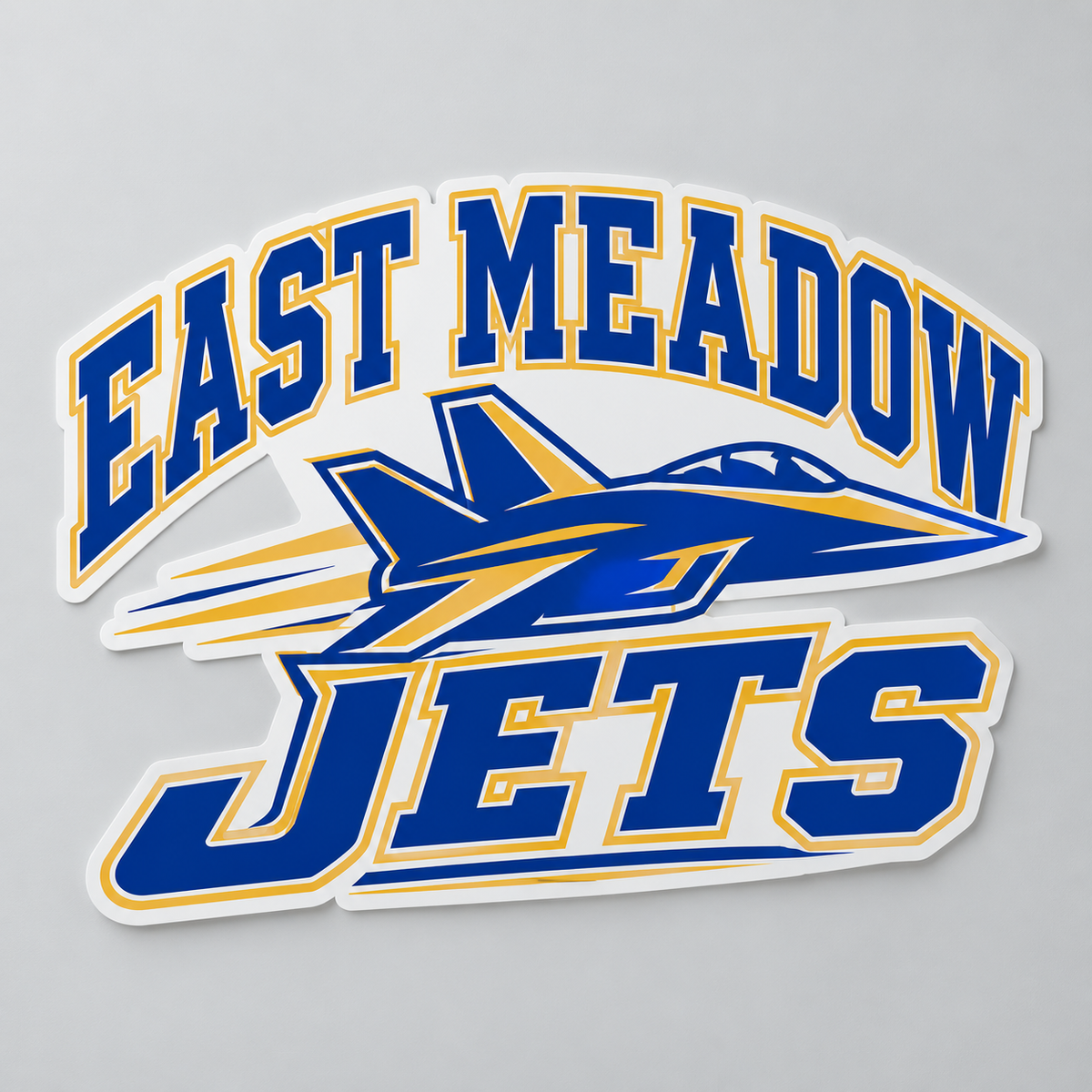 East Meadow Jets Wall Decal product mockup
