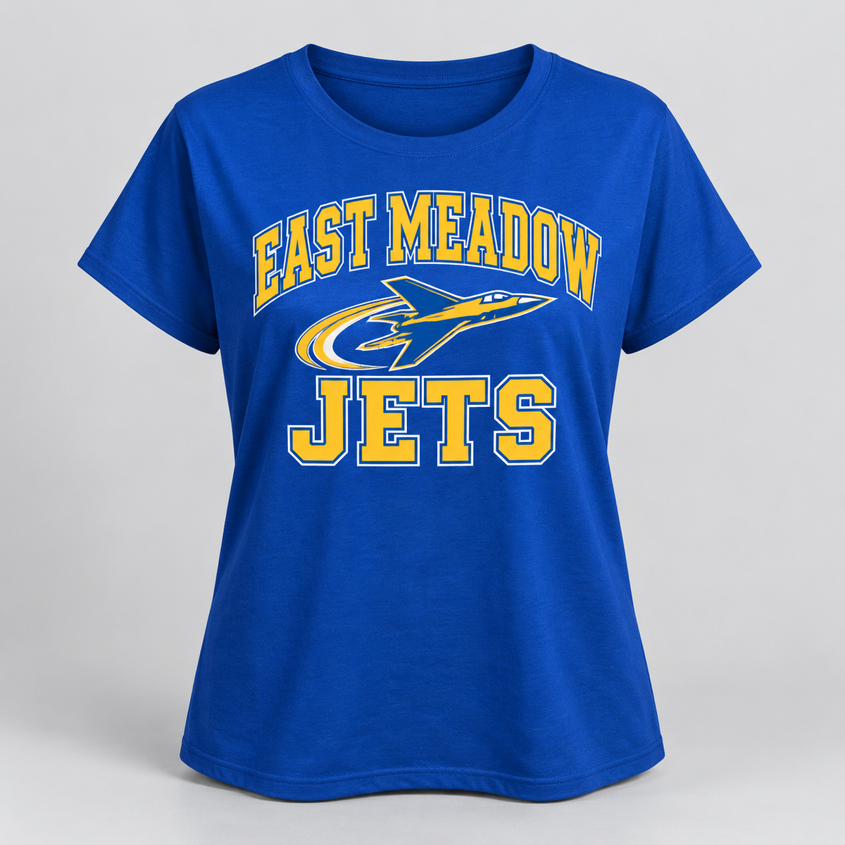 East Meadow Jets Women's Relaxed Tee product mockup