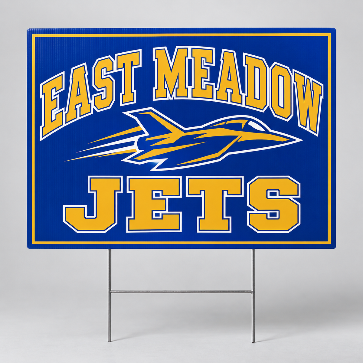 East Meadow Jets Yard Sign product mockup
