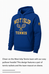 Thumbnail for West Islip Tennis Royal Blue Hoodie