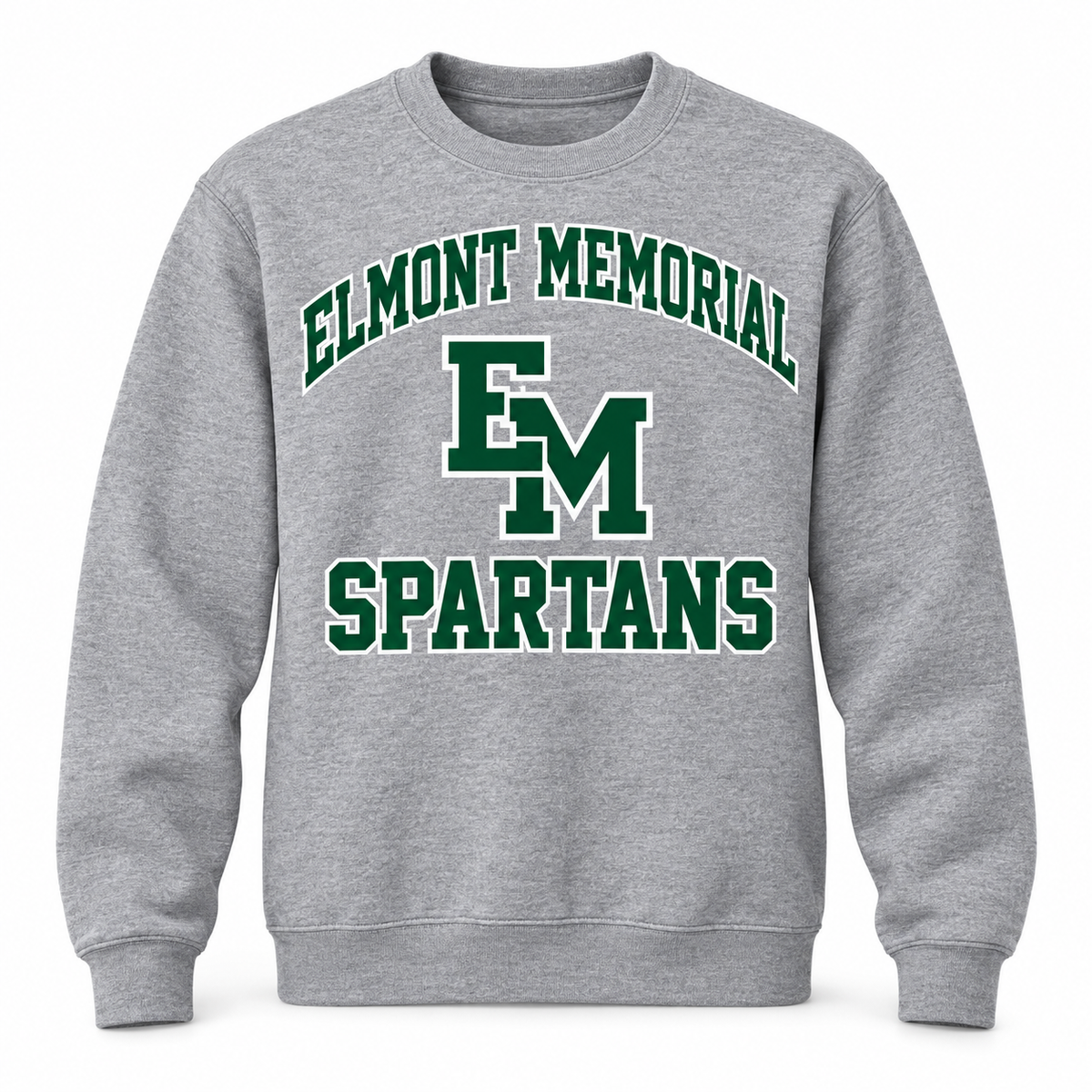 Elmont Memorial Spartans Collegiate Crewneck Sweatshirt