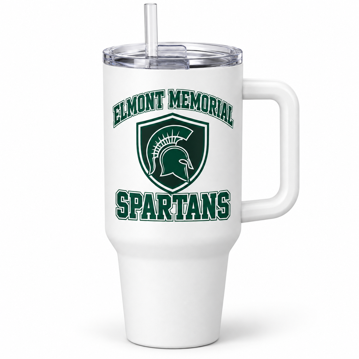 Elmont Memorial Spartans Handled Spirit Tumbler