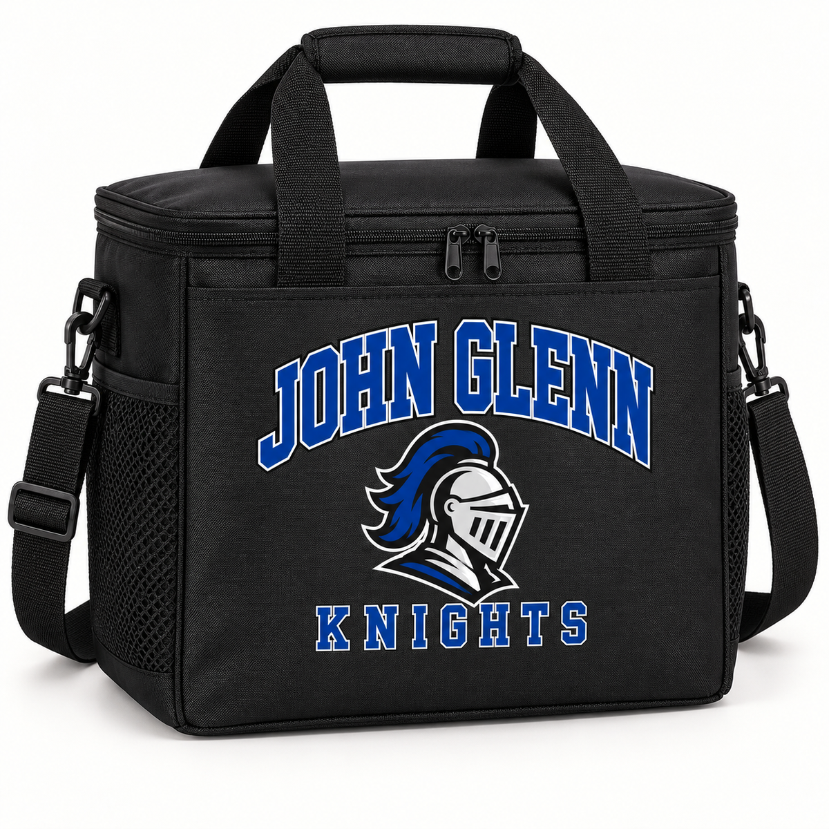 Elwood–John Glenn Knights Campus Insulated Cooler Bag — Black