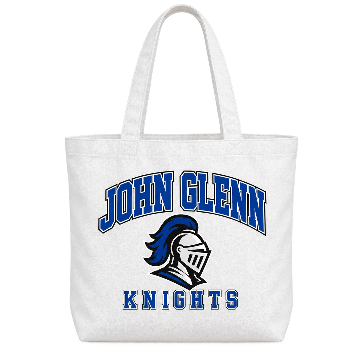 Elwood–John Glenn Knights Campus Everyday Tote Bag — White