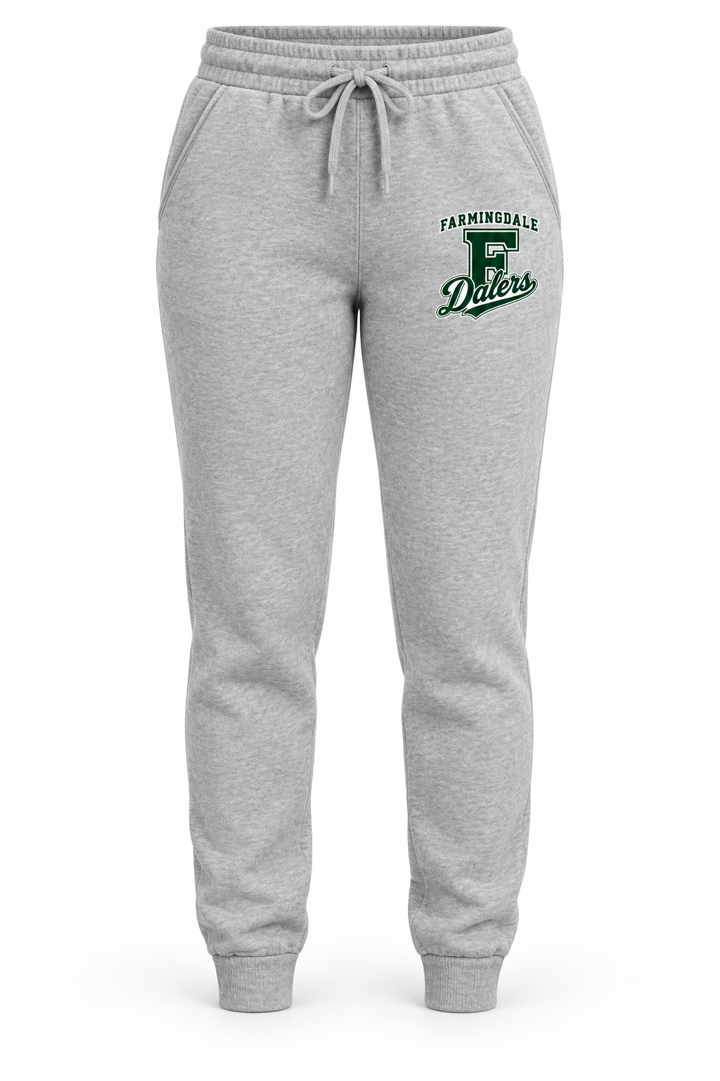 Heather Gray Farmingdale Dalers Classic F Script Women's Joggers