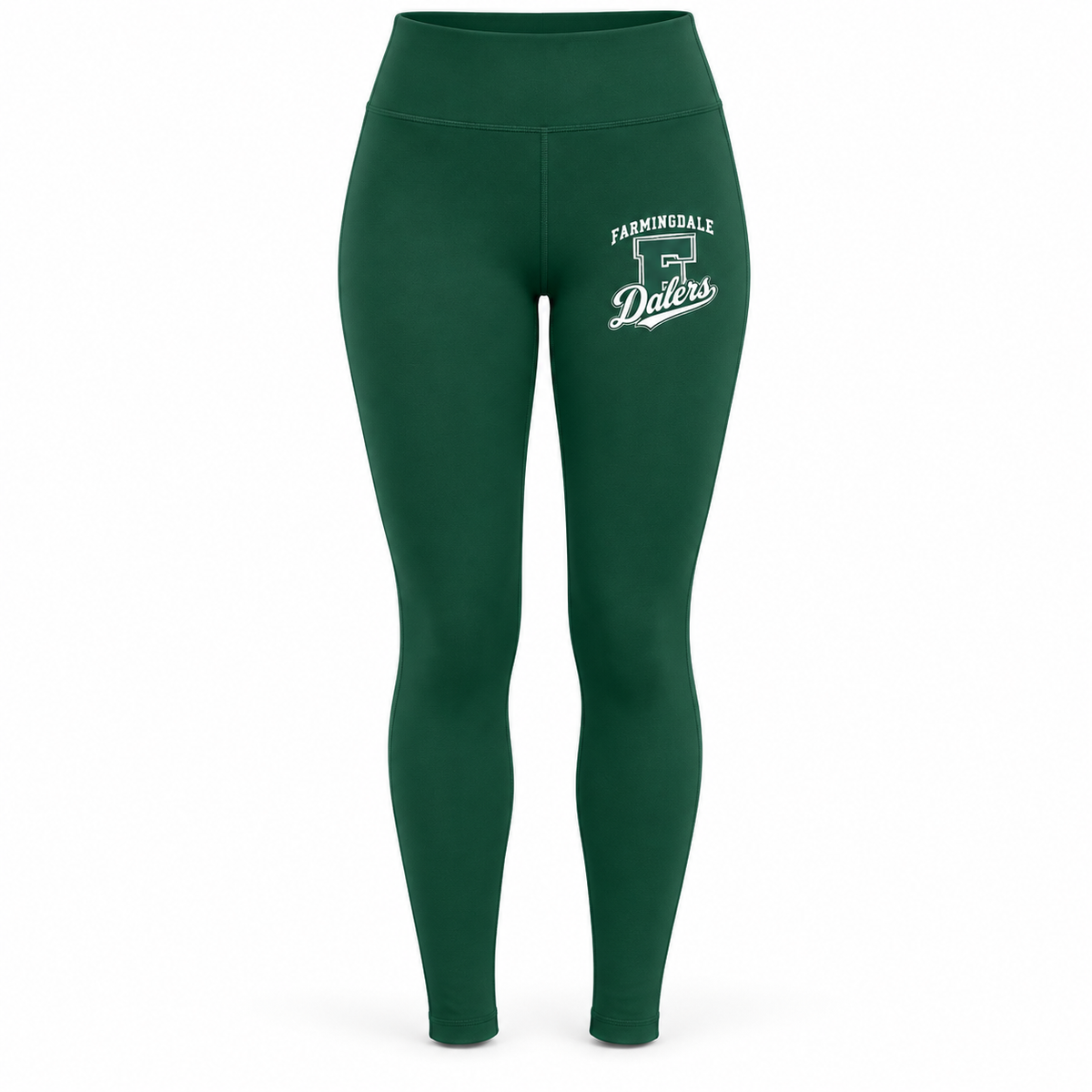 Green Farmingdale Dalers Classic F Script Women's Leggings