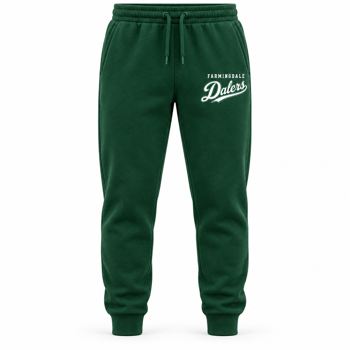 Green Farmingdale Dalers Diamond Script Adult Joggers