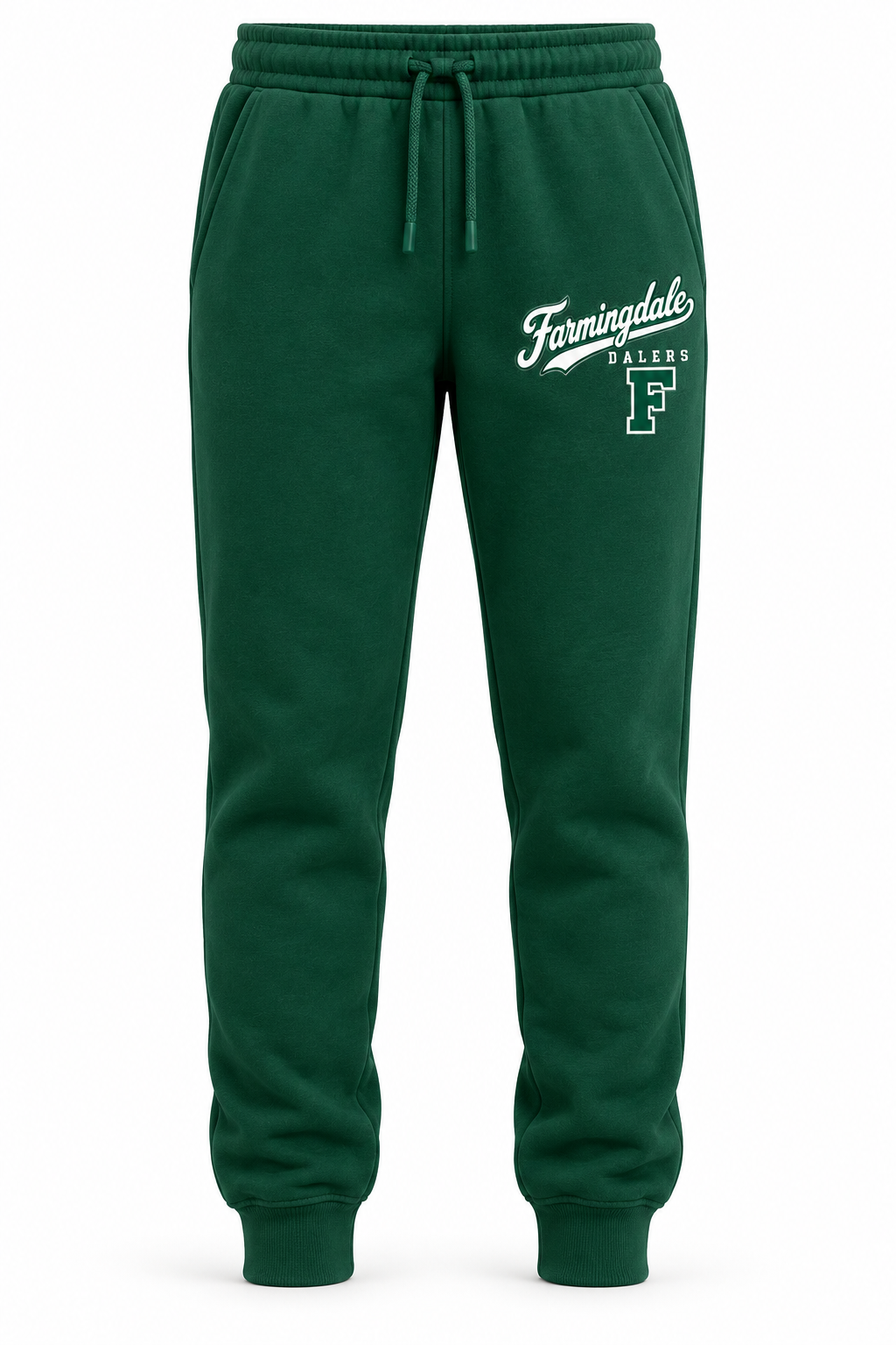 Green Farmingdale Dalers West Coast Script Youth Joggers