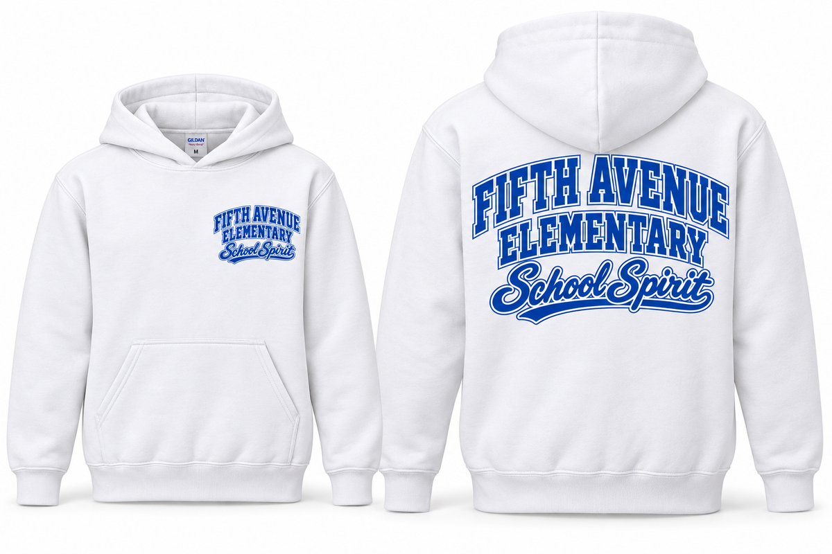 Fifth Avenue Elementary School Spirit Youth Pullover Hoodie