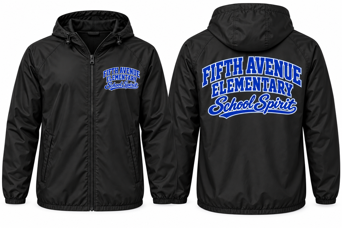 Fifth Avenue Elementary School Spirit Adult Windbreaker
