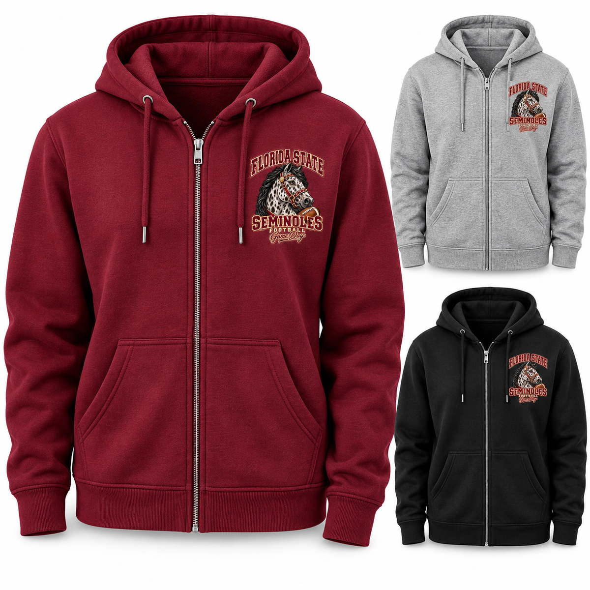 Florida State Left-Chest Full-Zip Hoodie — product thumbnail