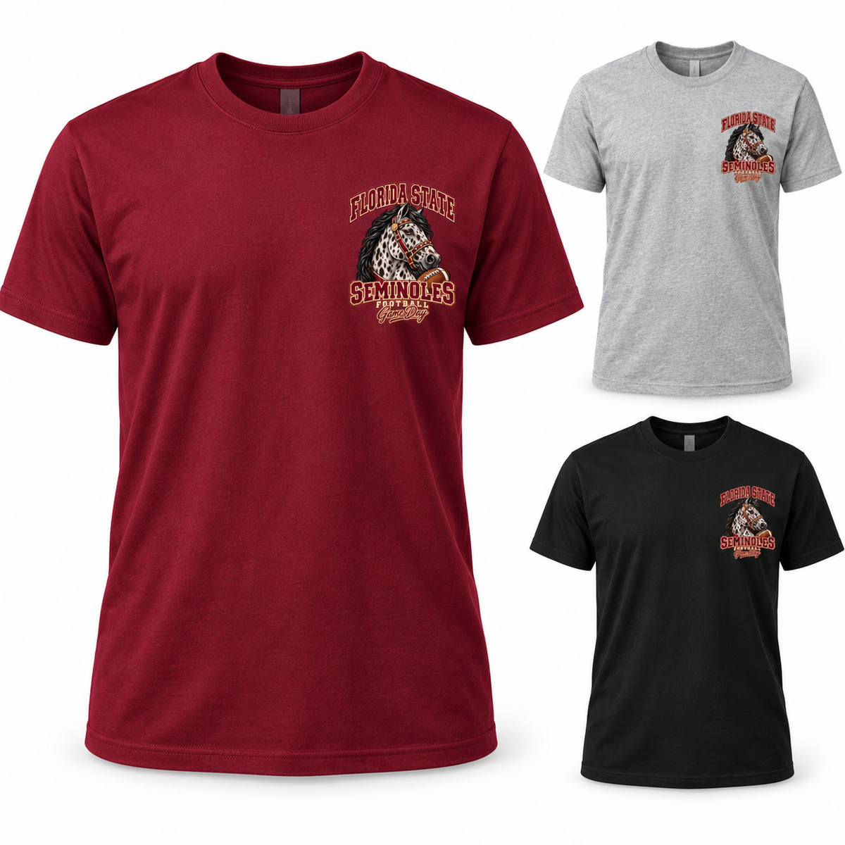 Florida State Left-Chest Mascot T-Shirt — product thumbnail