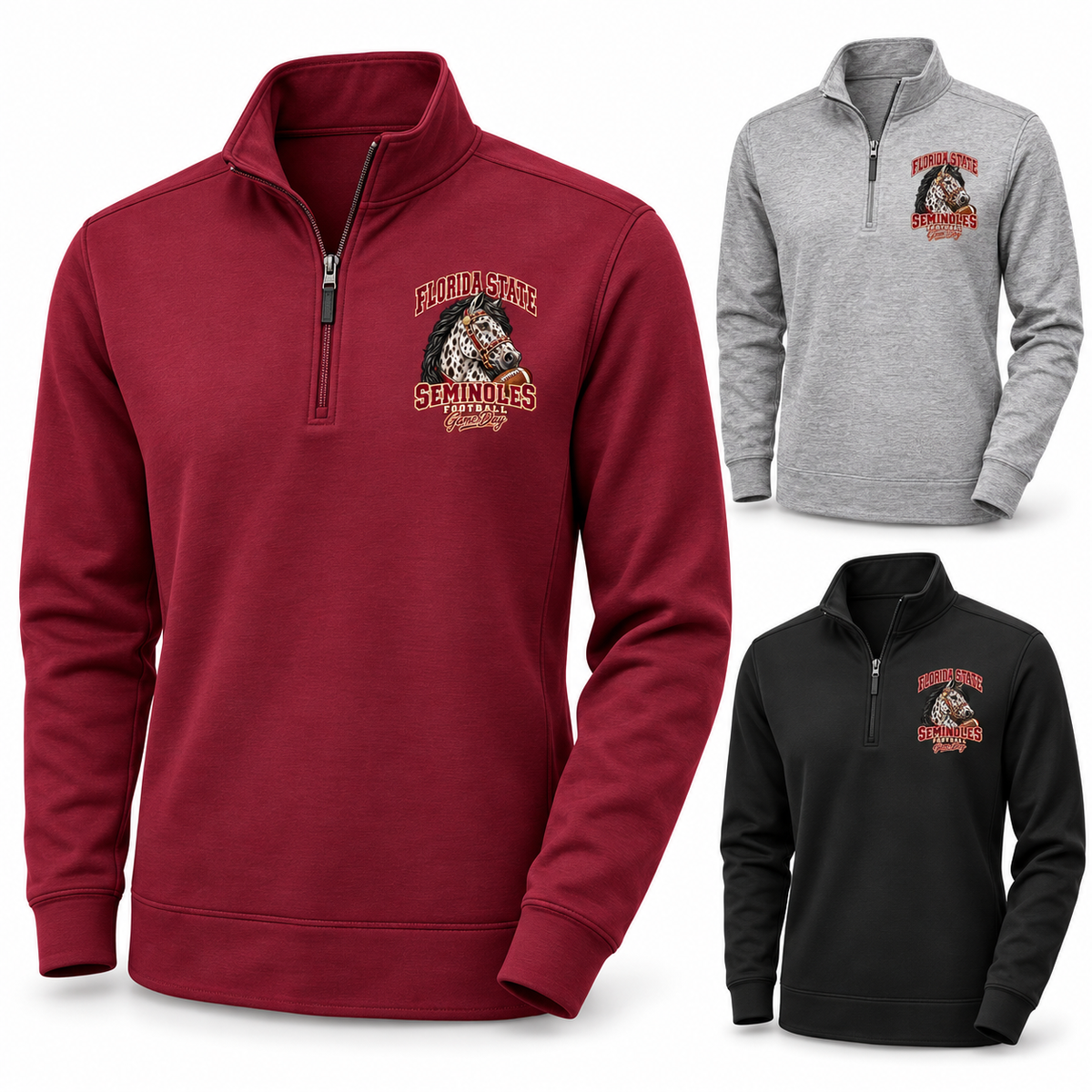 Florida State Left-Chest Quarter-Zip Pullover — product thumbnail