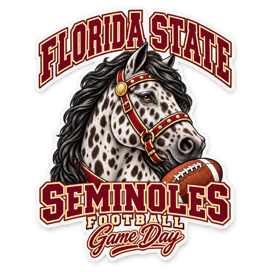 Florida State Mascot Die-Cut Sticker — product thumbnail