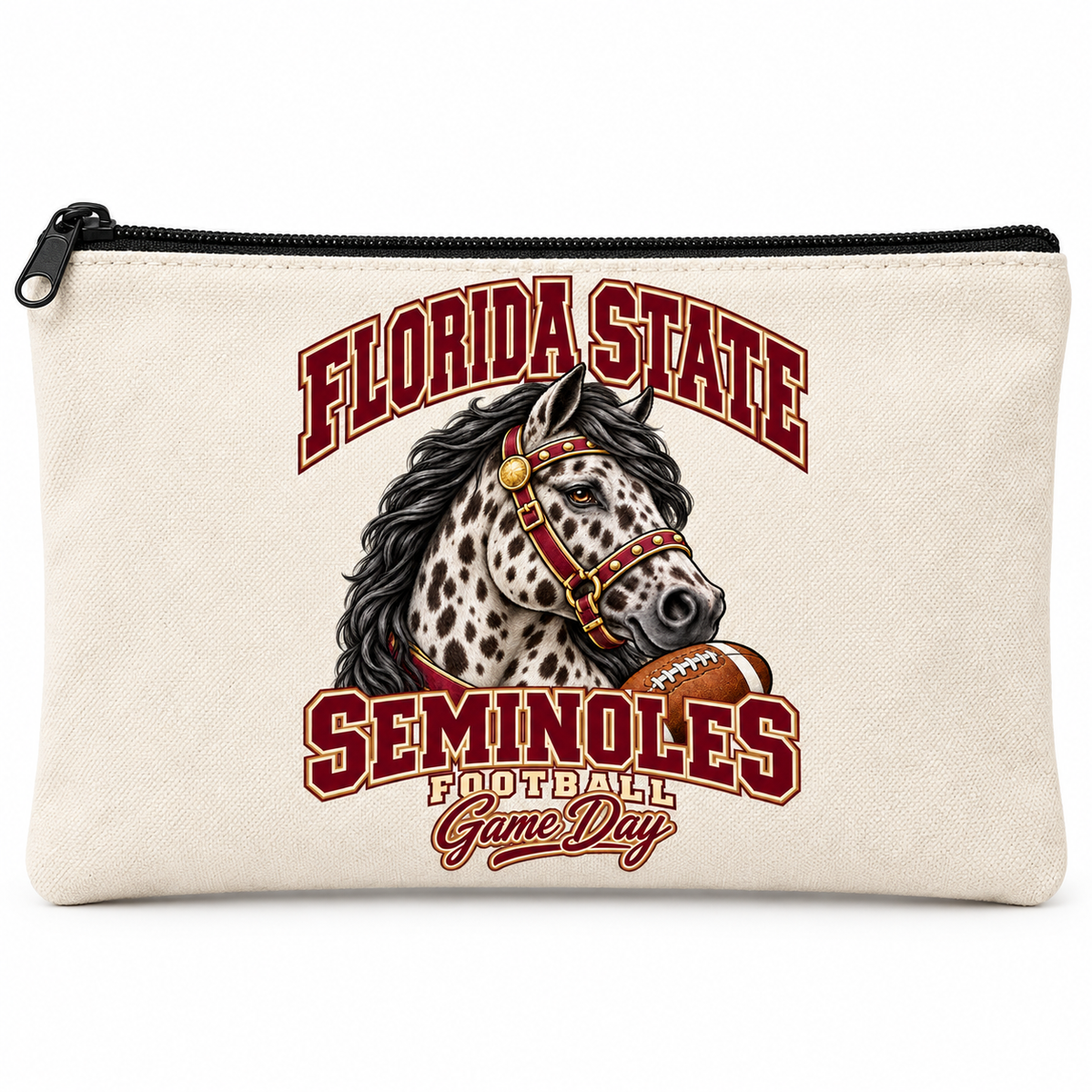 Florida State Mascot Zippered Pencil Pouch — product thumbnail