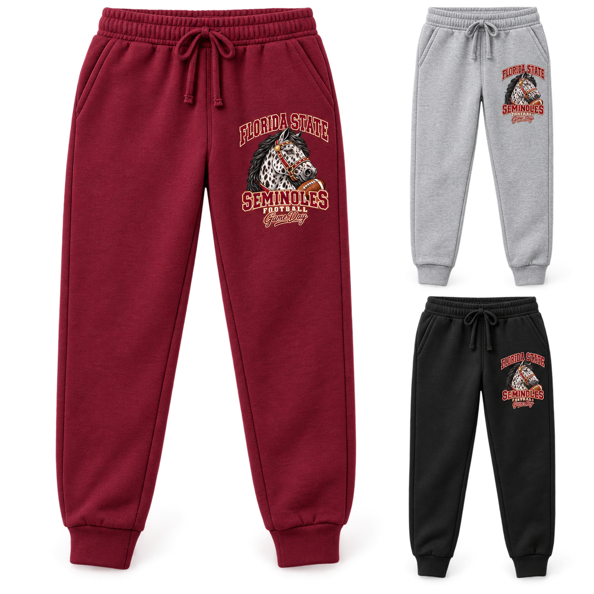 Florida State Youth Mascot Fleece Joggers — product thumbnail