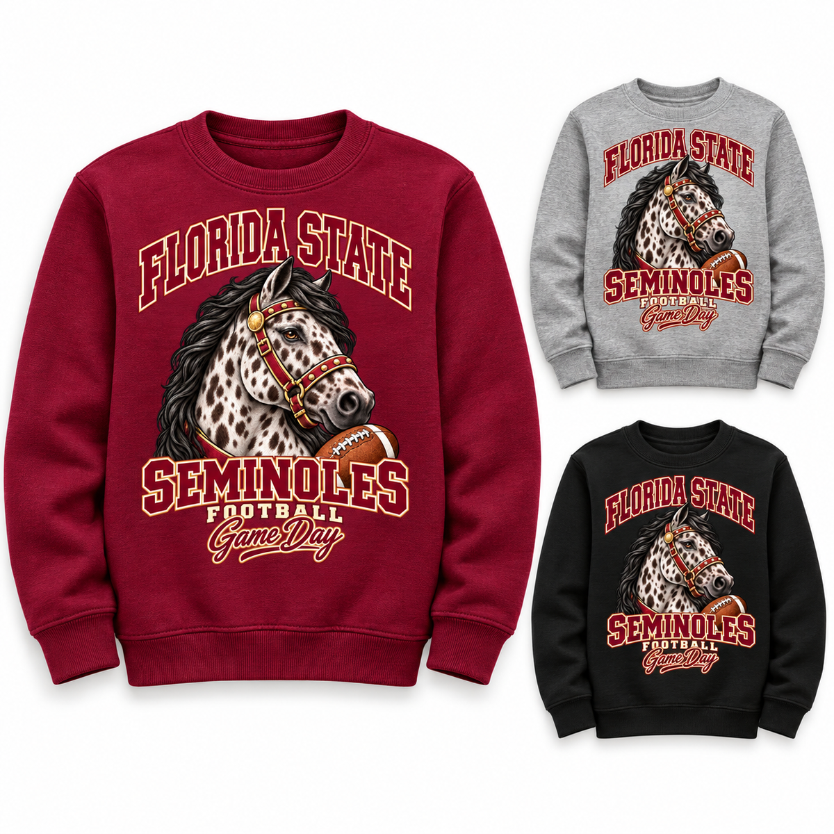 Florida State Youth Varsity Mascot Crewneck — product thumbnail