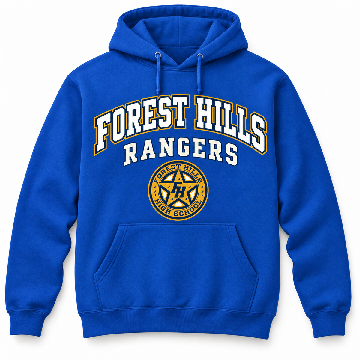 Forest Hills Rangers Varsity Hoodie | Royal Blue
