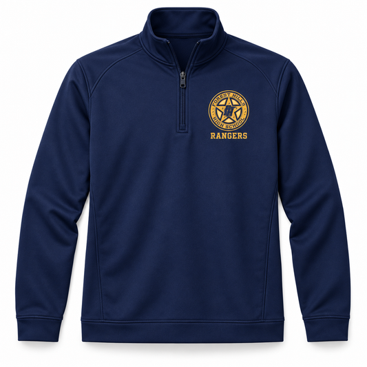 Forest Hills Rangers Crest Quarter-Zip | Navy