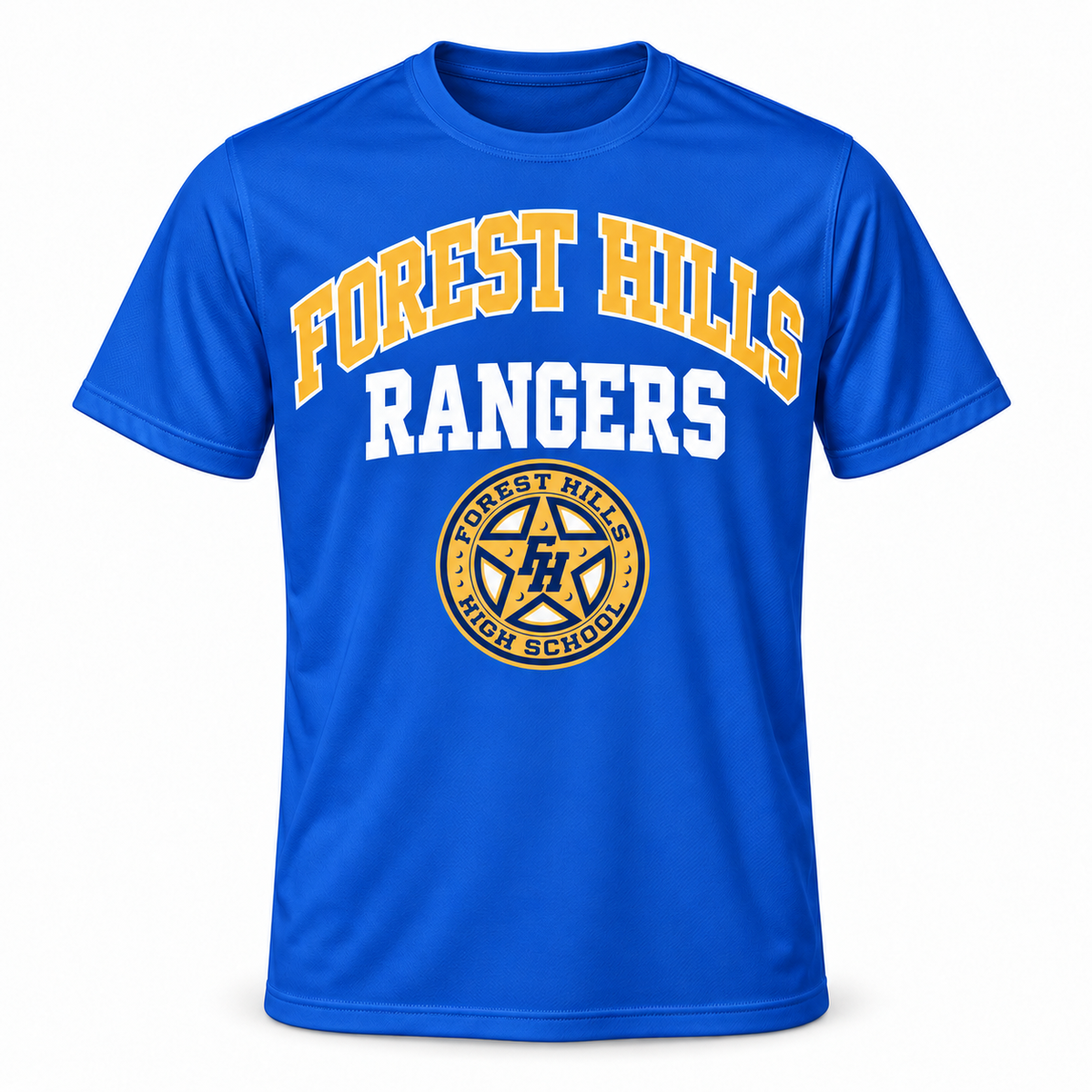 Forest Hills Rangers Athletic Performance Tee | Royal Blue