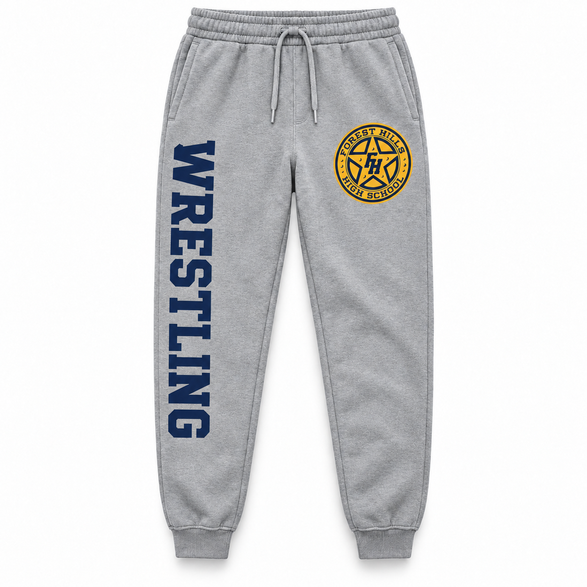 Forest Hills Wrestling Team Joggers | Heather Gray
