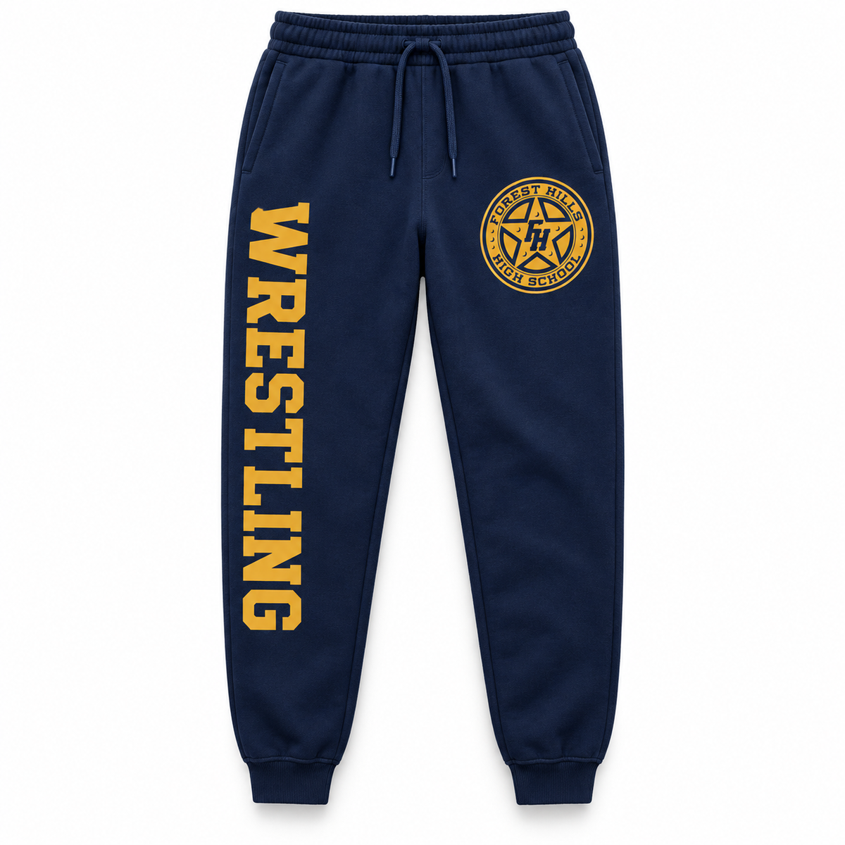 Forest Hills Wrestling Team Joggers | Navy