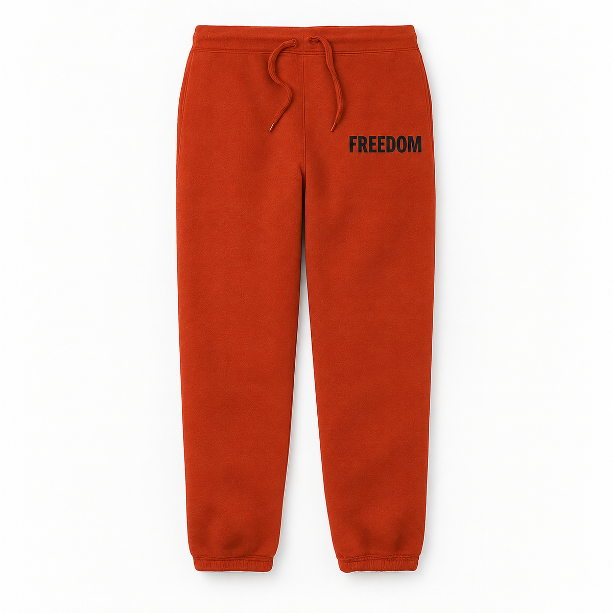 FREEDOM Collection Sweatpants — Red/Black (47SwagCo® Edition) — studio product view