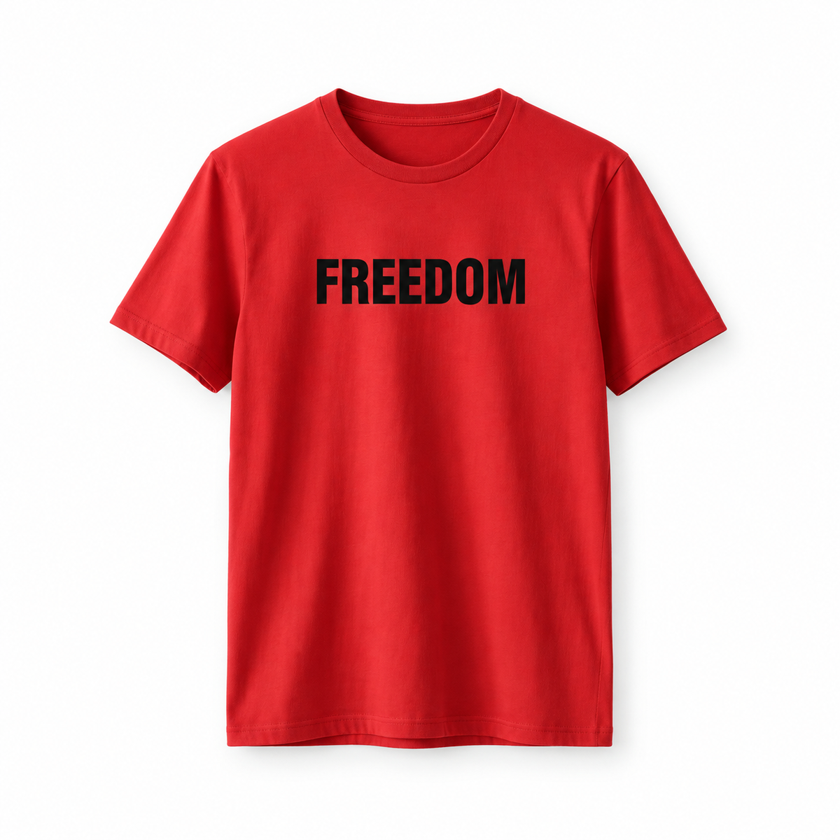 Freedom Red Tee — Charlie’s Birthday Edition (47 Swag Co.) — studio product view