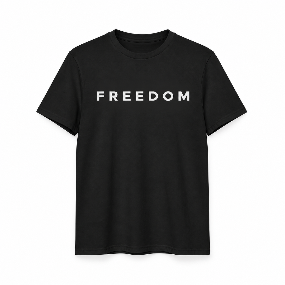 FREEDOM Tee – Black — front product view