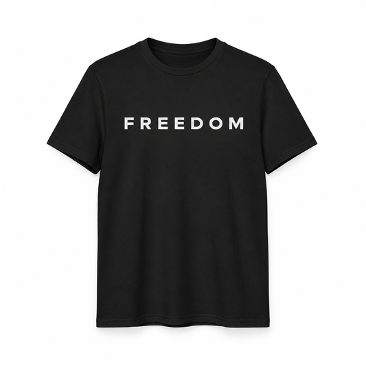 FREEDOM Tee – Black — front product view