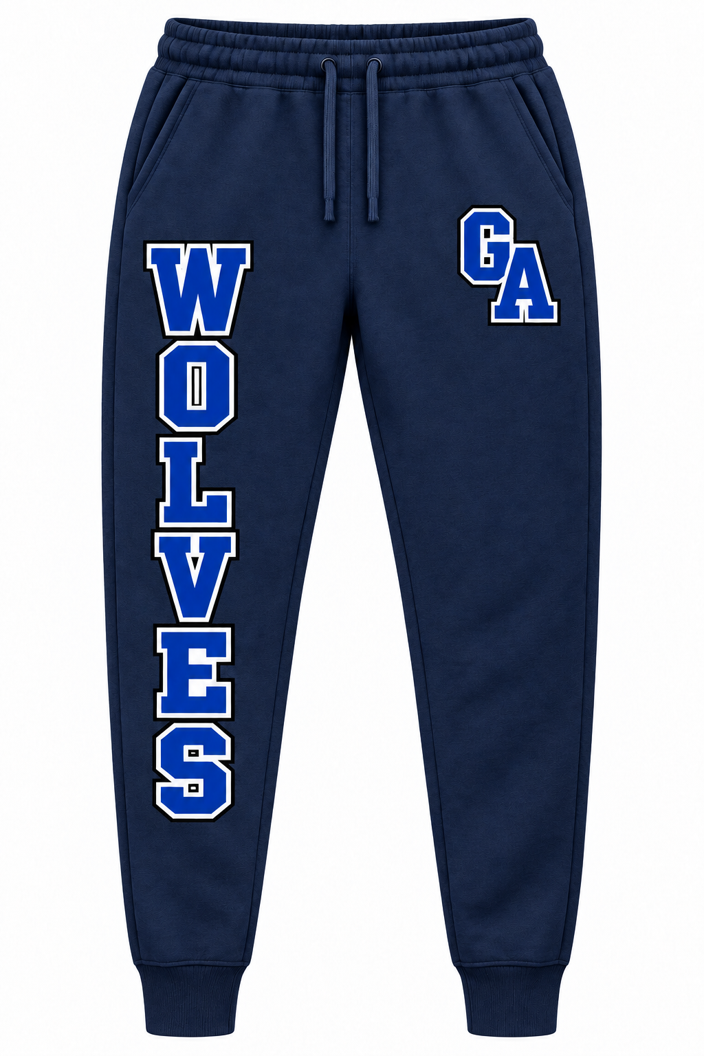 Gotham Avenue Wolves joggers — Navy
