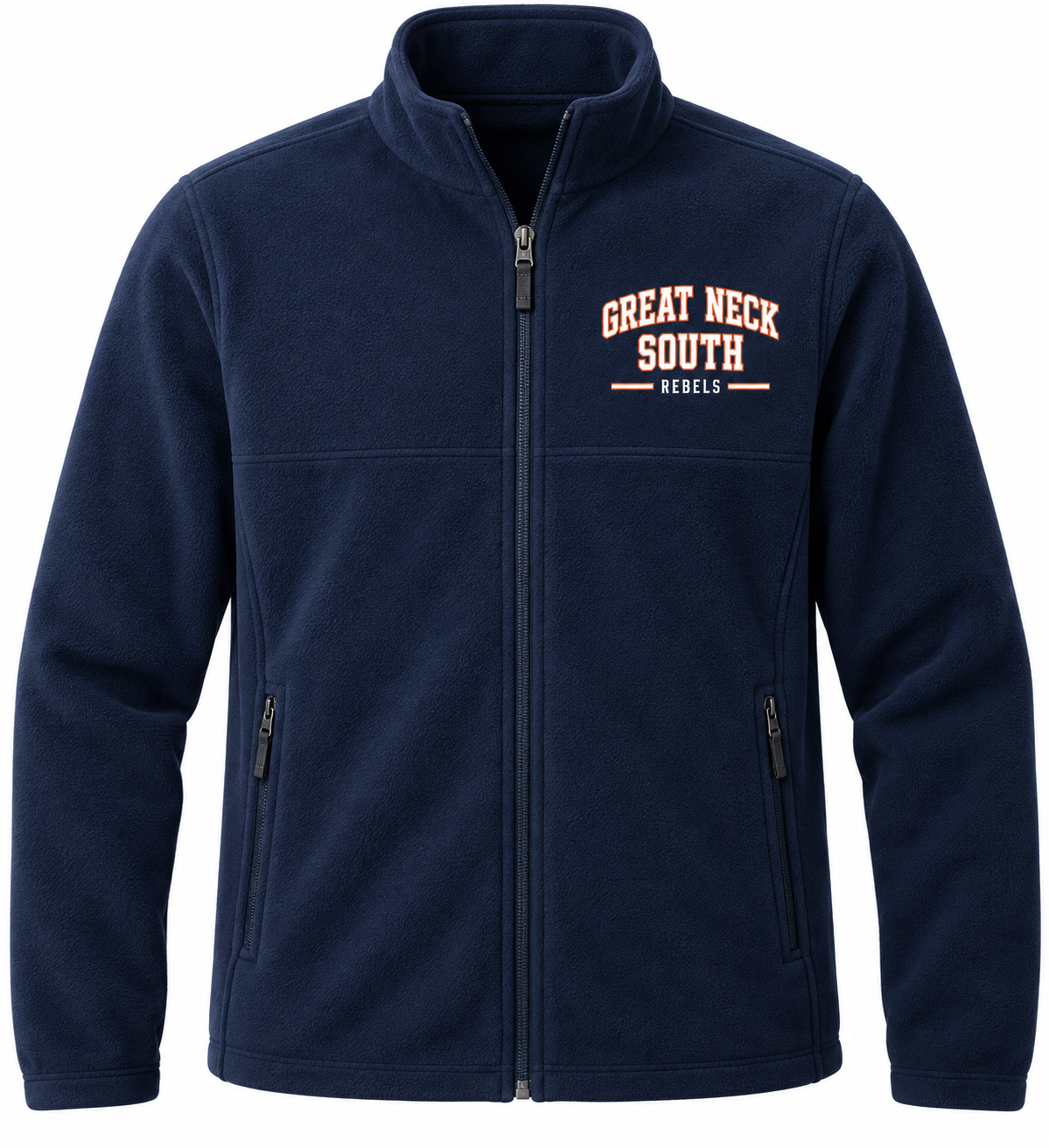 Great Neck South Rebels Fleece Zip Jacket