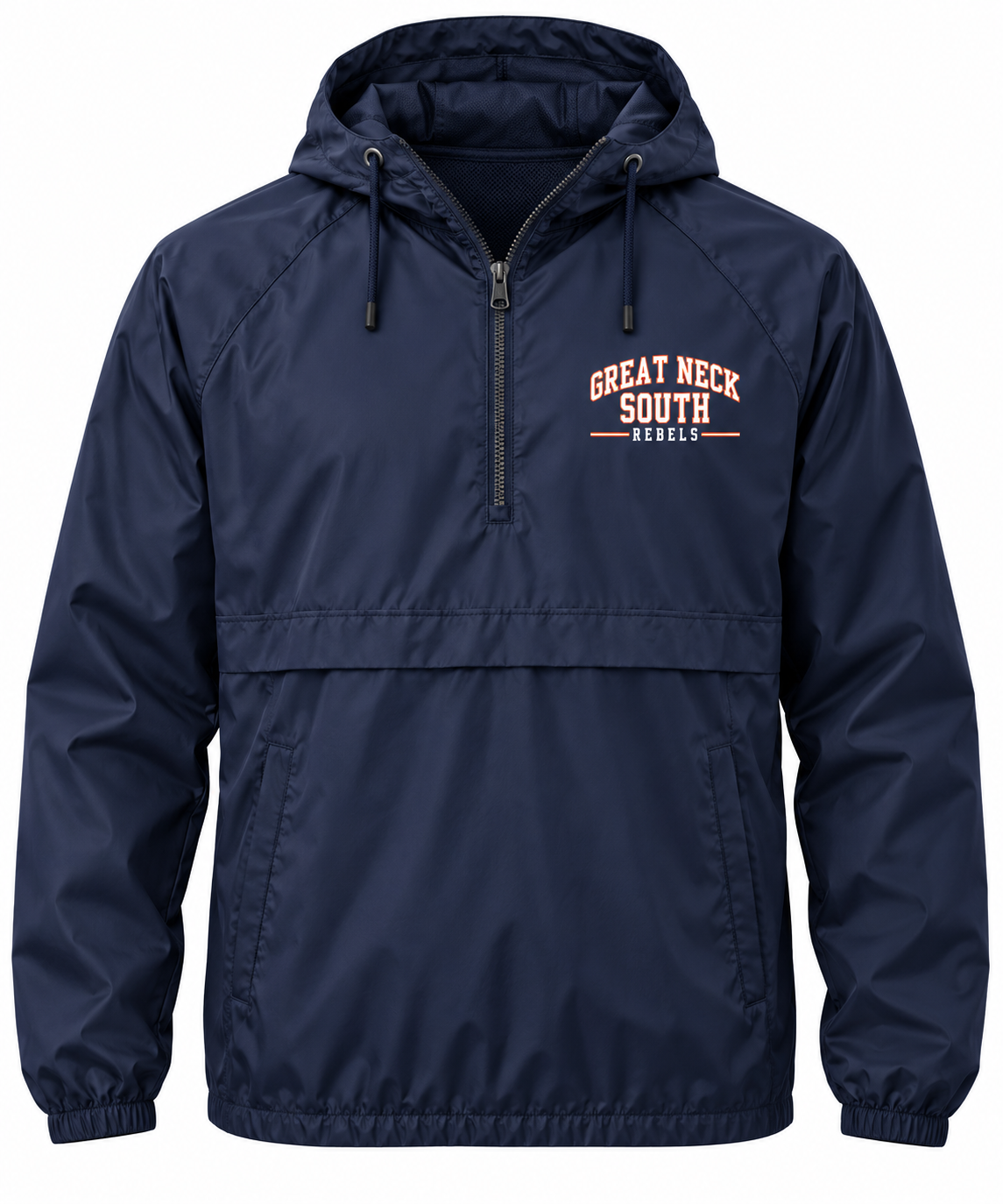 Great Neck South Rebels Pullover Windbreaker