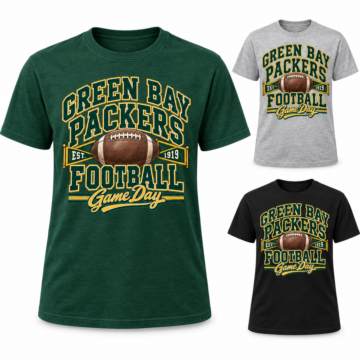Green Bay Packers Game Day T-Shirt — product thumbnail