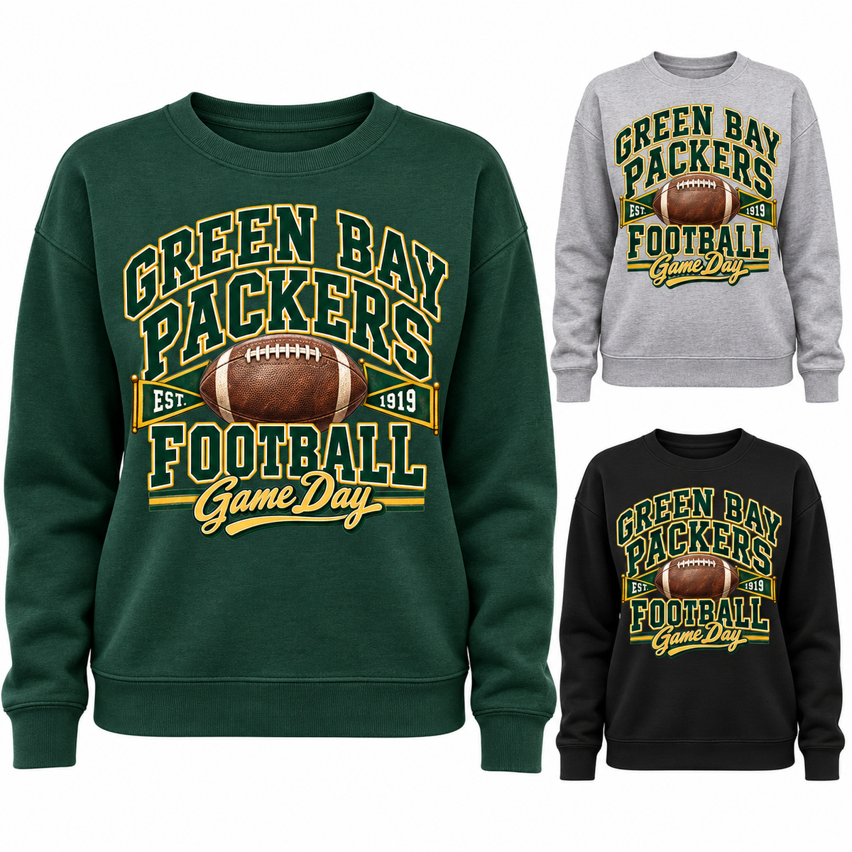 Green Bay Packers Women's Crewneck Sweatshirt — product thumbnail