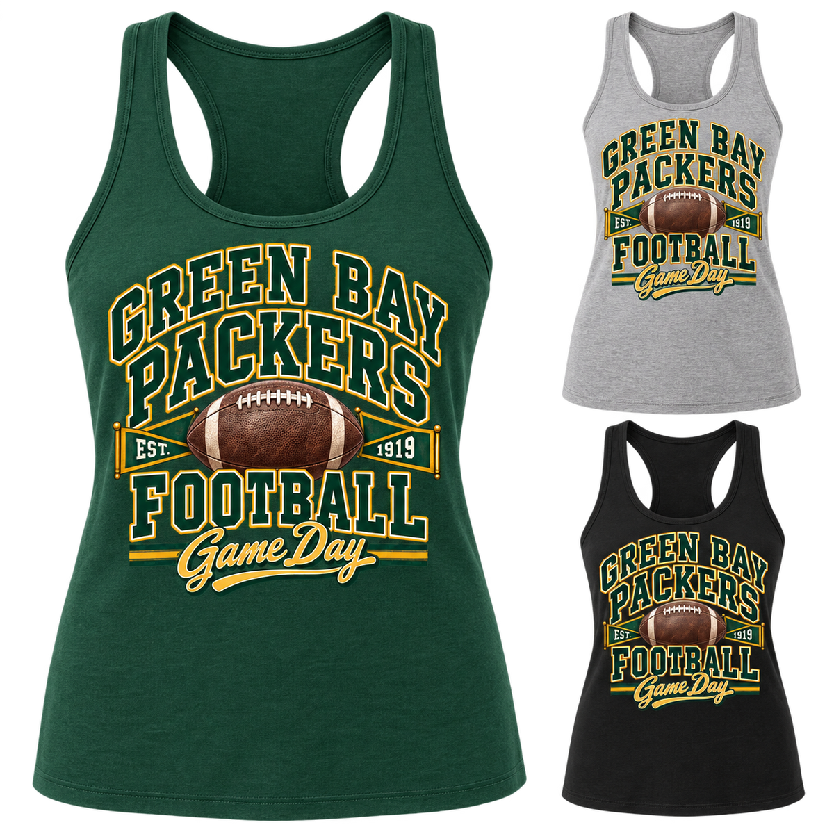 Green Bay Packers Women's Racerback Tank — product thumbnail