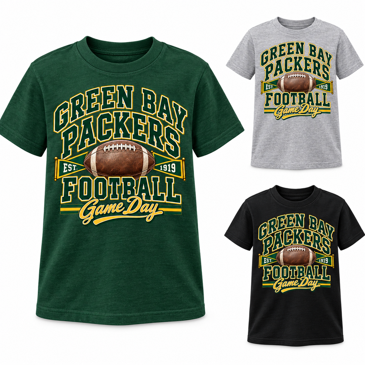 Green Bay Packers Youth Game Day T-Shirt — product thumbnail