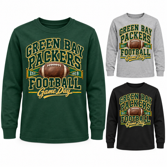 Green Bay Packers Youth Long Sleeve T-Shirt — product thumbnail