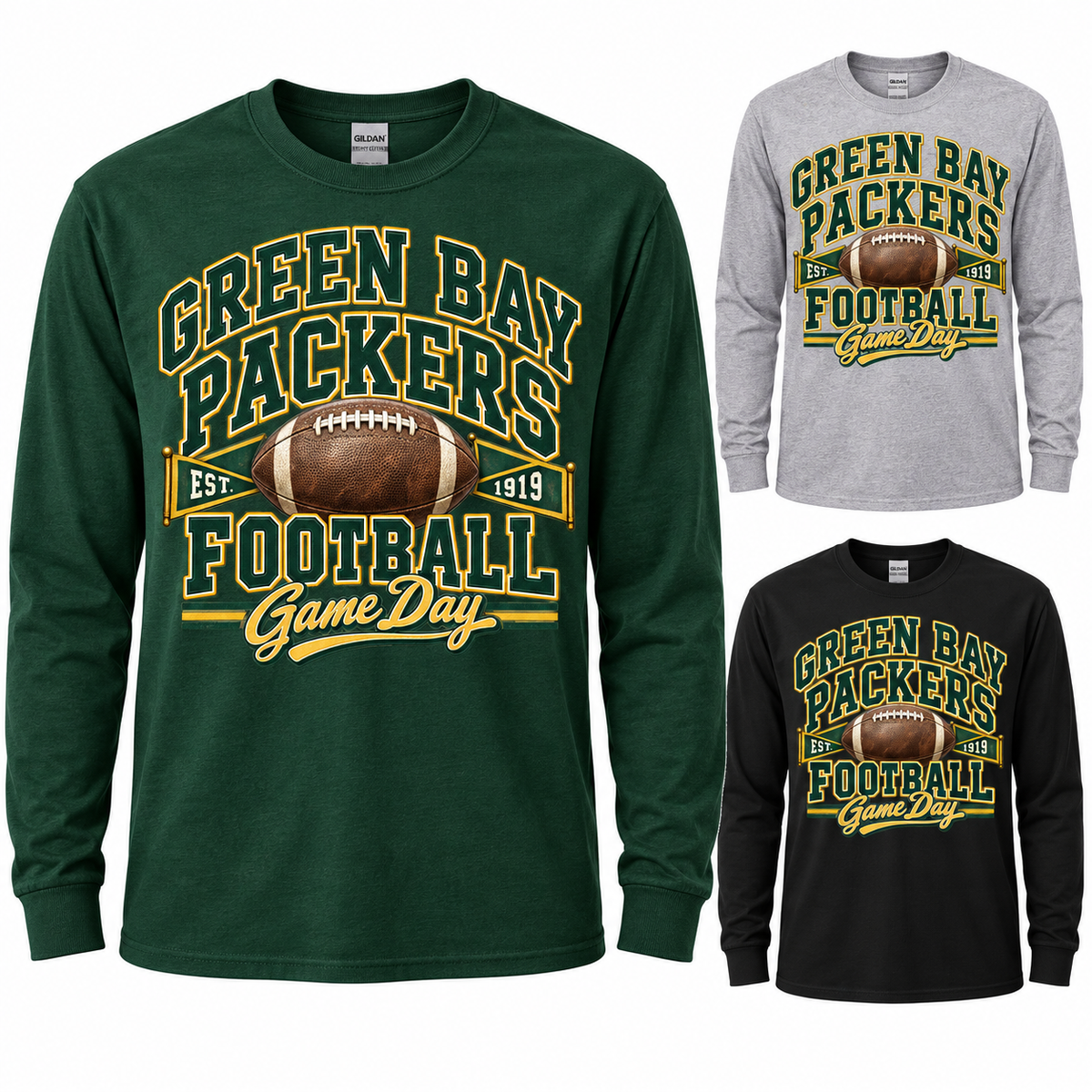 Green Bay Packers Long Sleeve T-Shirt — product thumbnail