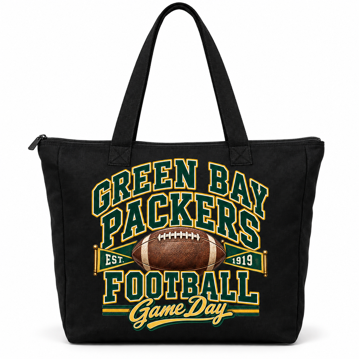 Green Bay Packers Zippered Tote Bag — product thumbnail
