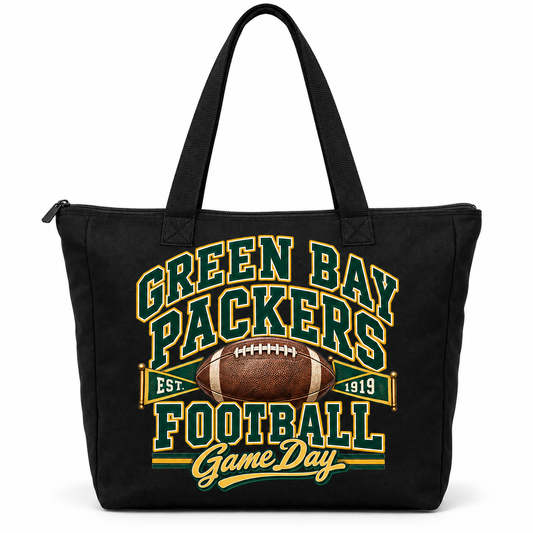 Green Bay Packers Zippered Tote Bag — product thumbnail