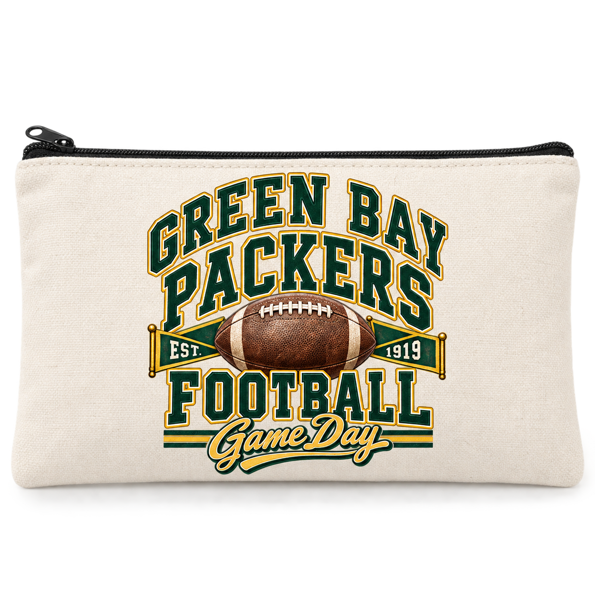 Green Bay Packers Zippered Pencil Pouch — product thumbnail