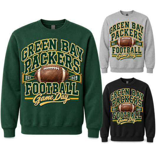 Green Bay Packers Varsity Crewneck Sweatshirt — product thumbnail
