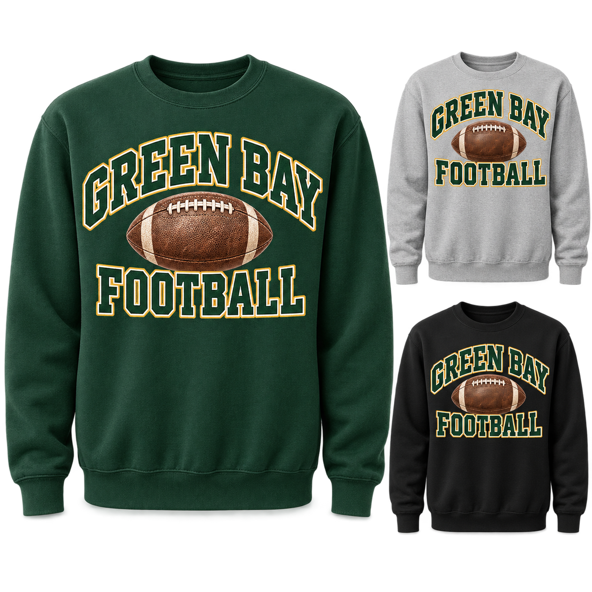 Green Bay Packers Heritage Arch Crewneck Sweatshirt — product thumbnail
